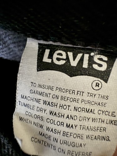 Vintage Levi's 70507-4159 Black Trucker Jacket Small Excellent Cond 80s 90s - Bild 7 von 8