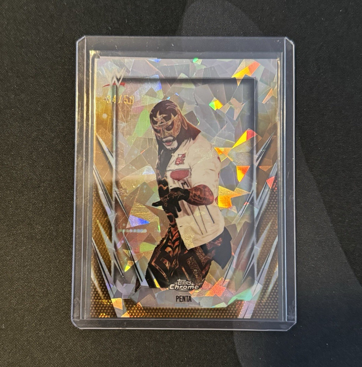 2026 Topps Chrome WWE Sapphire Penta Gold Refractor /50