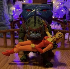 Super7 Thundercats Ultimates Slithe  Toy Color Lion-O  Cheetara  & Snarf