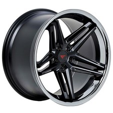20x12ferrada Wheels Cm1 Custom Matte Black With Chrome Lip Rims 20x12ferrada Wheels Cm1 Custom Matte Black With Chrome Lip Rims