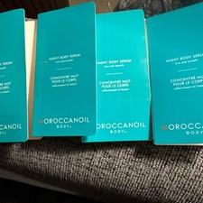 New lot Of 4 Moroccan oil night body serum firm -smooth concentrate Travel 4ml