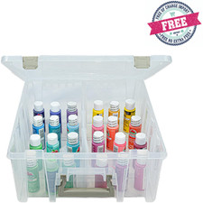 ArtBin 6990SO Super Satchel Double Deep Compartment Box,8 Removable Compartments