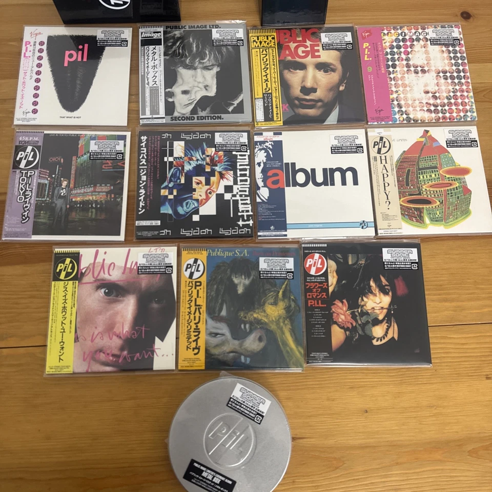 Public Image Ltd - Mini LP SHM-CD 12 Titles Set + Promo Box Paper Sleeve Obi JPN Foto 2 de 4