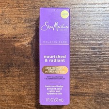 SheaMoisture Melanin Care 4-in-1 Acne Treatment Serum with 2 Salicylic Acid, 1