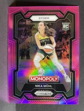 2024 Panini Prizm Monopoly WNBA #4 Nika Muhl RC Pink Prizms Storm
