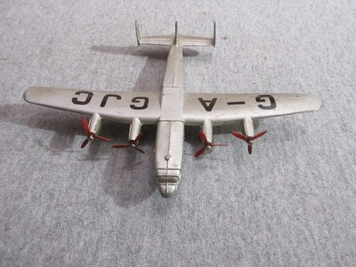 vintage diecast Dinky Toys York made in England prop airplane