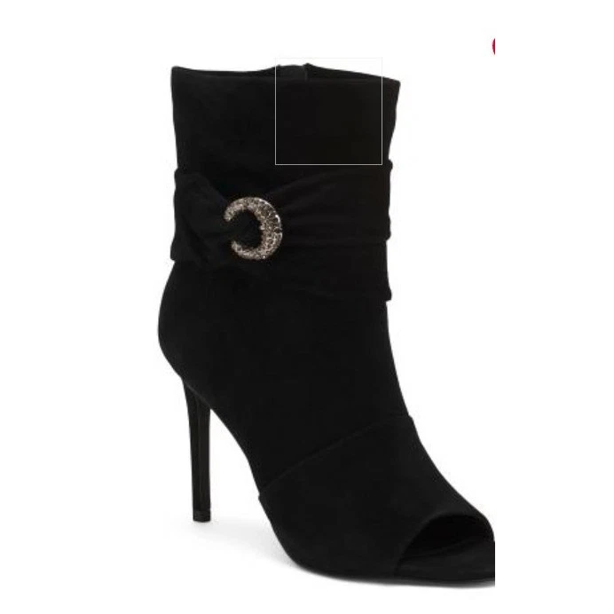onlymaker Women's Pointed Toe Metal Chains Stiletto High