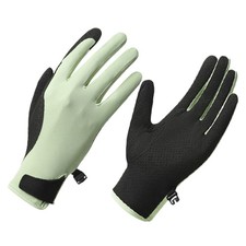Non-Slip UV Sun Protective Fishing Gloves Cooling Ice Silk Gloves for Riding