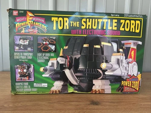 1994 Power Rangers Tor the Shuttle Zord with Original Box. See Photos. Vintage