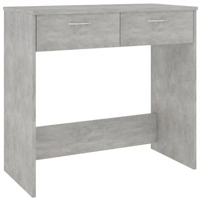 Desk Concrete Grey Engineered Wood Corner Table Office Workstation vidaXL - Image 1 of 4