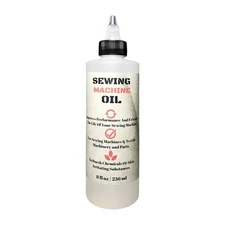 Stainless Sewing Machine Oil - 8 Oz - Custom Formulated, Compatible with Sing...