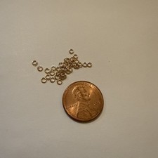 14kt gold filled 2.5mm open jump rings, 24 gauge 100pcs