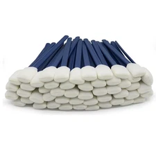 Wellgler's 5.11" Foam Cleaning Swabs, Lint Free Swabs,for Navy blue50 