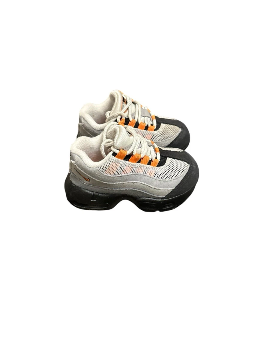 Nike Air Max 95 OG Toddler Bright Mandarin 2025 Sneakers 7C | eBay
