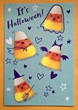 Happy Halloween Greeting Card  Envelope 5x7" 