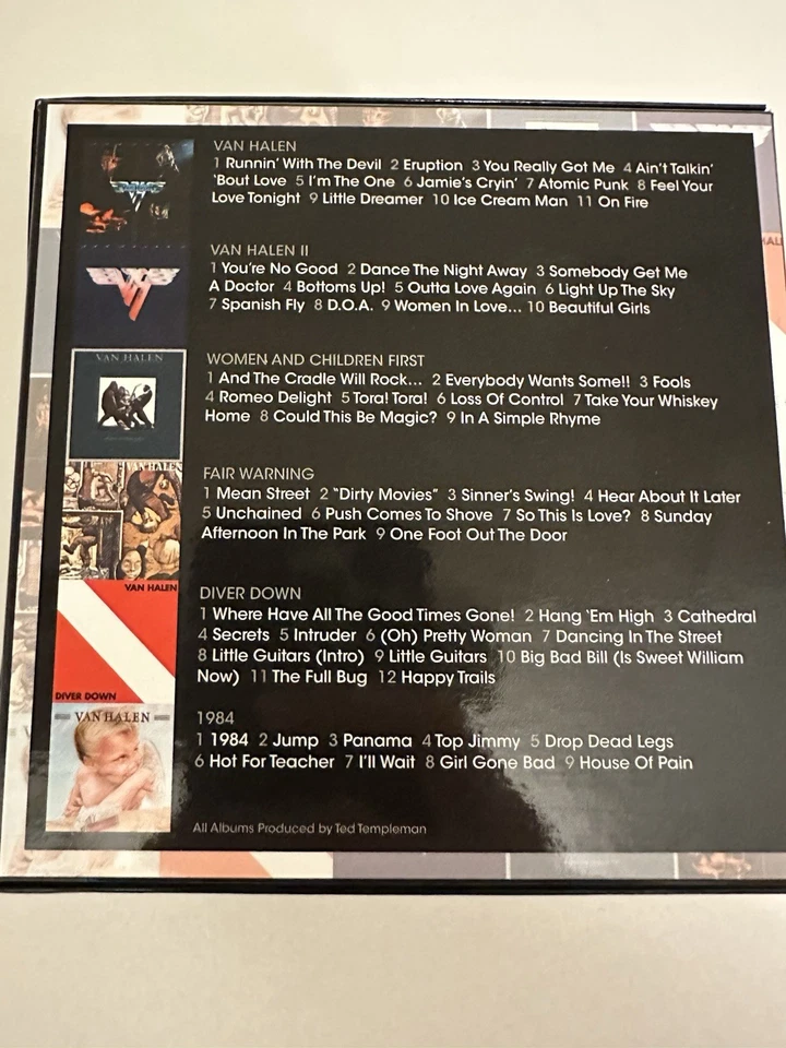 Van Halen - The Studio Albums : 1978-1984 (2013) 6-CD Box Set - Image 2 of 4