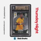 2014 PANINI PRIZM FIFA WORLD CUP BRAZIL #112 NEYMAR JR. BGS 9.5