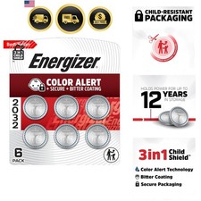 2032 Batteries 6 Pack, 3V Lithium Coin Batteries