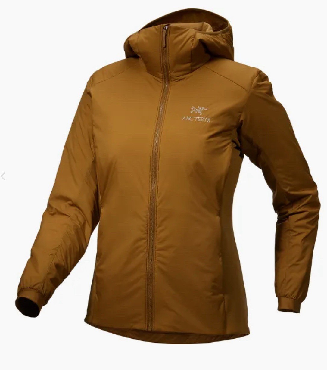 Arc'teryx Felpa con Cappuccio Donna Atom Yukon (Marrone) Taglia XL NUOVA CON ETICHETTE Arcteryx