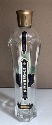 EMPTY St Germain Elderflower Liqueur 750ml Bottle Art Deco Heavy Glass 12.5''