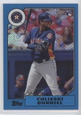2017 Topps Silver Pack 1987 Design Chrome Blue 26/115 Yuli Gurriel Yulieski 0xz8
