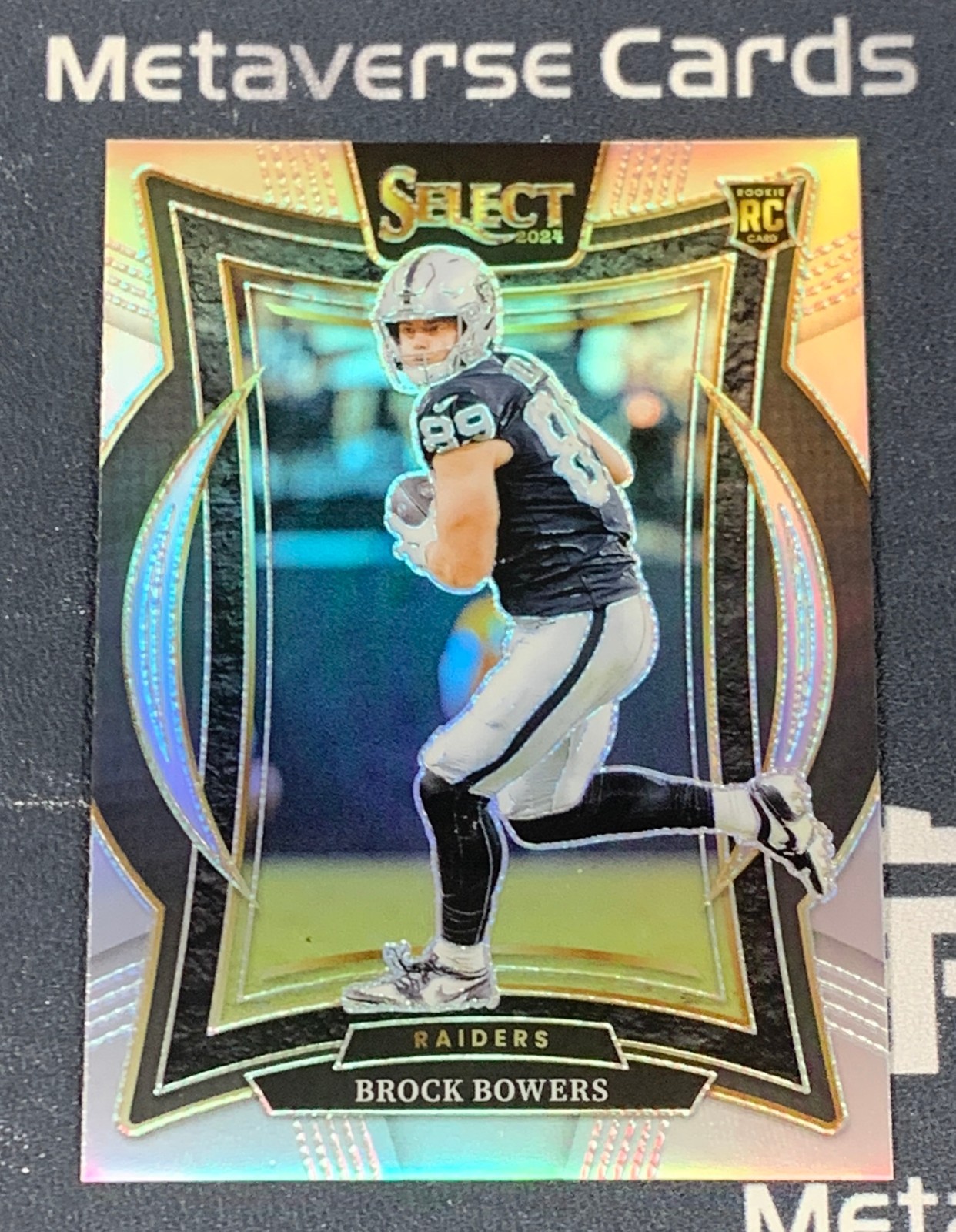 2024 Panini Select Football Concourse Brock Bowers RC Rookie Silver Prizm