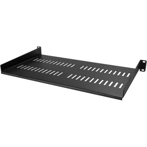 StarTech Vented 1U Rack Shelf - 10in Deep - 1U Rack Mount Shelf (cabshelfv1u)