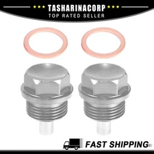 M20x1.5 Oil Drain Plug Magnetic Sump Drain Nut Oil Drain Bolt with 2 Washer