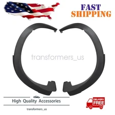 Rear Driver & Passenger Side Fender Opening Wheel Arch Trim Fit Mazda CX-9 16-23