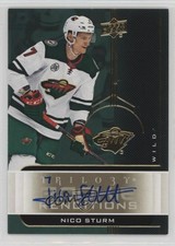 2019 Trilogy Rookie Renditions Gold Foil Signatures Nico Sturm #RR-16 Auto 0q5