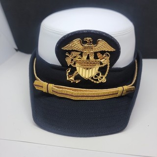 Kingform Womens US Navy Officers Dress Bucket Cover Cap Hat