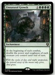 Unnatural Growth #223 Innistrad Remastered Rare MTG