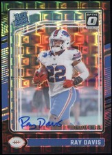 2024 Panini Donruss Optic Rated Rookie Ray Davis Auto #283 Black Pandora Prizm