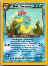 Dark Croconaw Uncommon Neo Destiny 032/105 MP