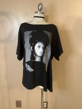 Urban Outfitters Lydia Deetz Beetlejuice Movie Off Shoulder T Shirt Dress S/M