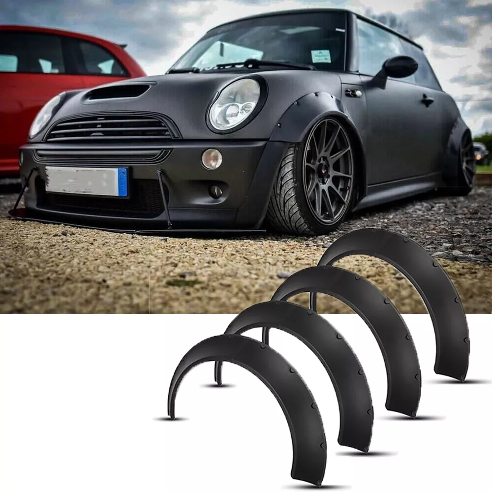 4* 4.5 Car Fender Flares Extra Wide Wheel Arches For Mini Cooper