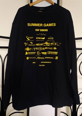 RAF SIMONS Summer Games Oversized Sweater in L