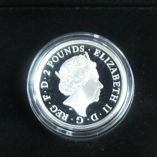 The Bull of Clarence 2018 1oz Silver Proof UK £2 Coin In Royal Mint Box + COA - Picture 4 of 5