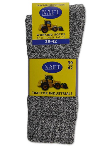 6 Paar PREMIUM Arbeitssocken NAFT Herrensocken Baumwolle ohne Gummidruck - Bild 2 von 4