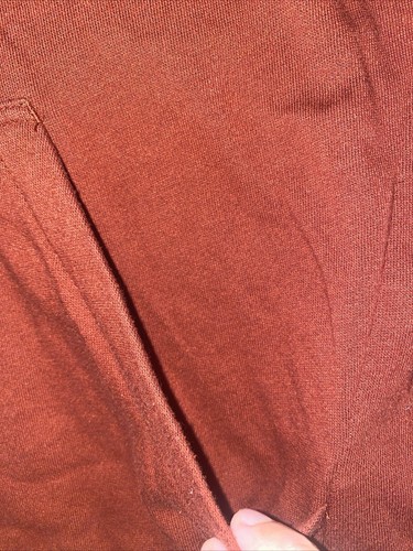 Oakley Hoodie Sweatshirt Large Brick Red Big Logo Regular Fit Full Zip - Picture 6 of 15