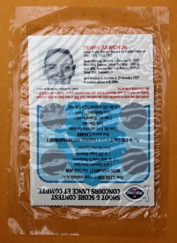 High Liner Greatest Goalies; Terry Sawchuk, Detroit Red Wings; in Cello - Picture 2 of 2