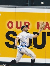 RAJAI DAVIS  TORONTO BLUE JAYS  ACTION SIGNED 8x10