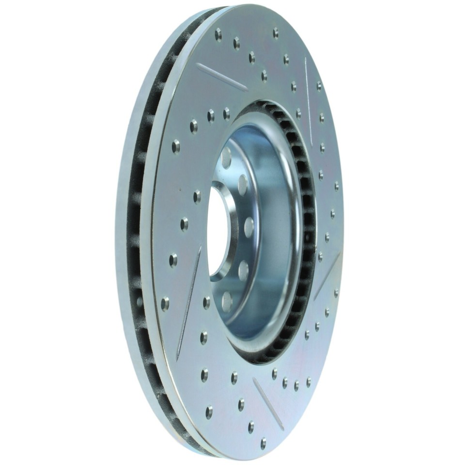 StopTech Power Slot 05-10 VW Jetta (except Wagon) Front Right Slotted Rotor main image 1
