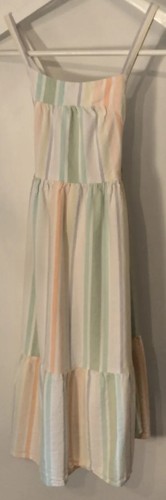 Cat & Jack Colorful Sundress Size Girls M(8) 55% Cotton 45% Rayon - Picture 7 of 12