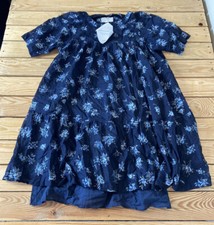 current Elliot NWT women’s floral dress size 2 blue H10