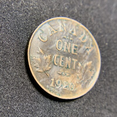 Pièce D'un Cent 1920 Canada - King George V - Non Circulée (Uncirculated) - Couleur RB