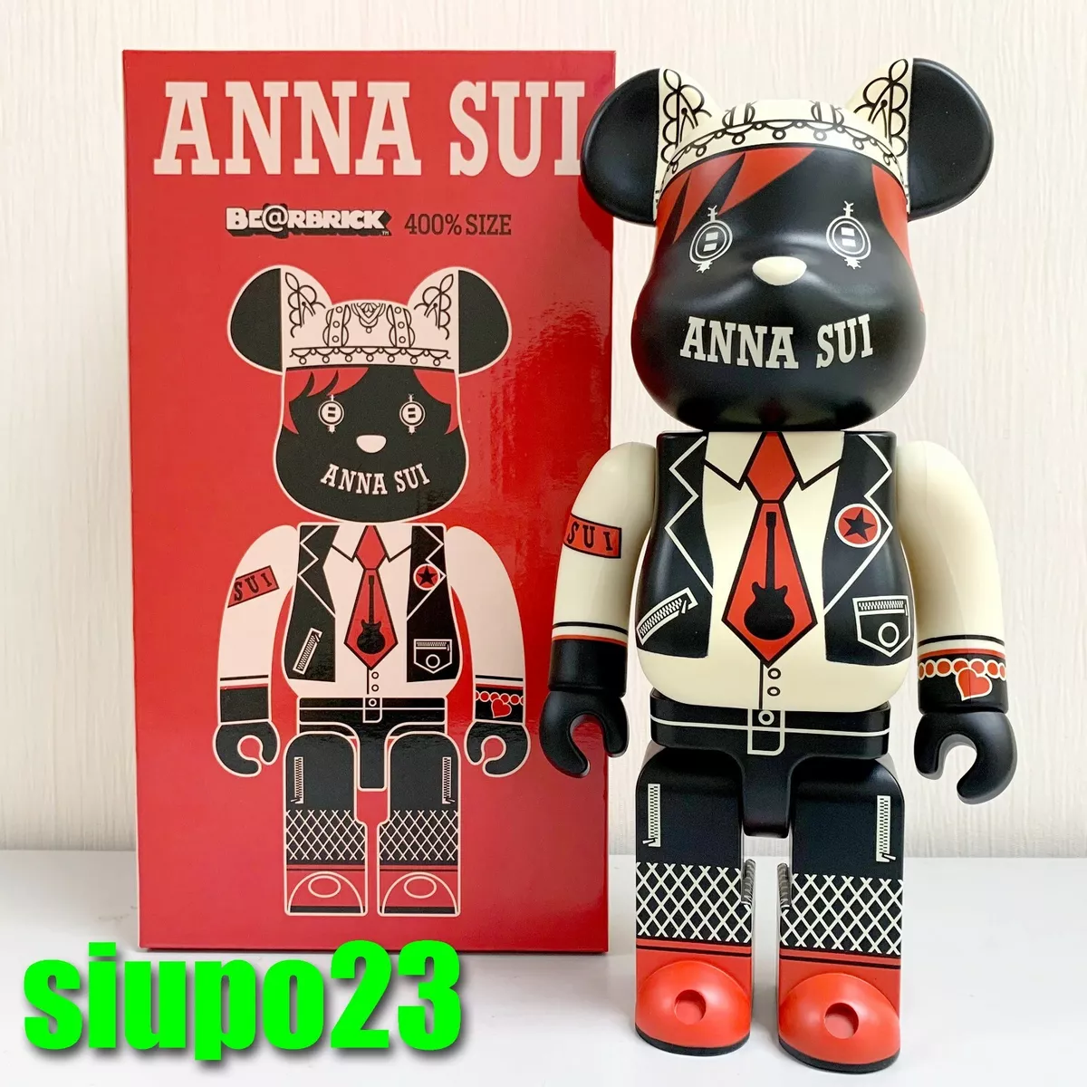 ベアブリック ANNA SUI 400％ Red Beige メディコムトイ-