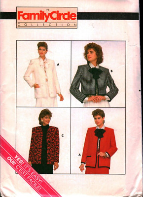 4036 Uncut Vintage Butterick Sewing Pattern Misses Jacket 12 14 16 ...