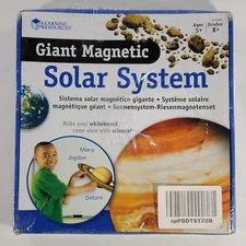 Learning Resources Giant Magnetic Solar System, Whiteboard Display, 12 Piece Set