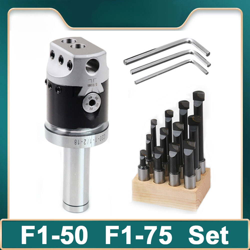 F1 Boring Head with Lathe Bar and Milling Holder for Machine Tools Wrenches